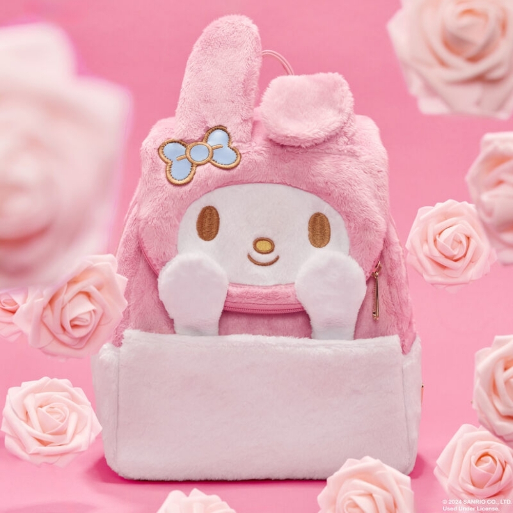 Adorable Exclusive My Melody Plush Cosplay Mini Backpack